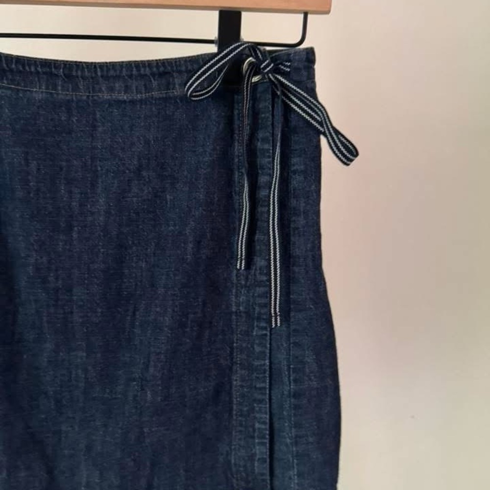 Vintage Ann Taylor Denim Wrap Skort